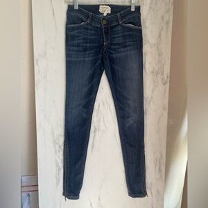 Current/Elliott Size 23 /0 The Cropped Legging w Long Zip